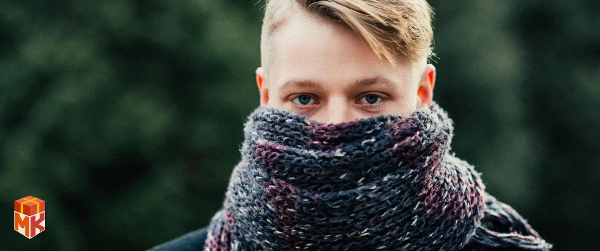 شال یا کلاه بافتنی