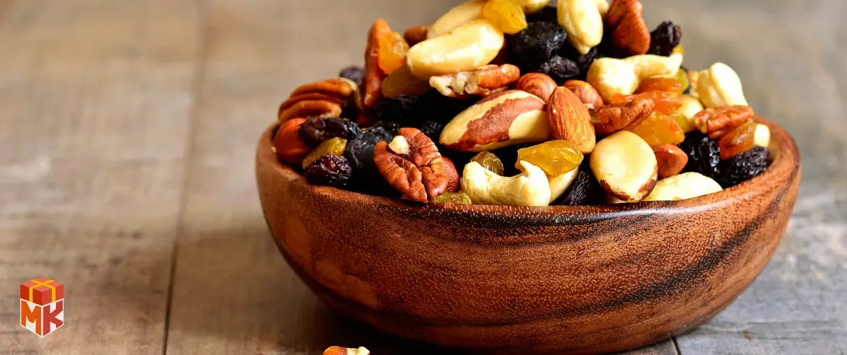 پک میوه‌های خشک و آجیل