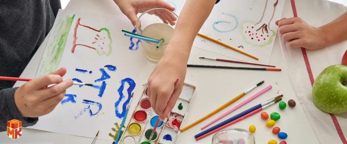 ست نقاشی و رنگ‌آمیزی کودکانه