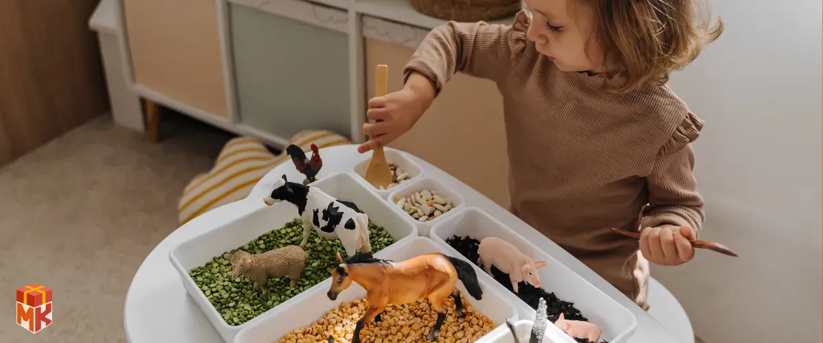 اسباب‌بازی خانه‌ای مزرعه‌ای حیوانات