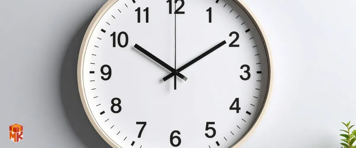 ساعت دیواری مفهومی آموزشی