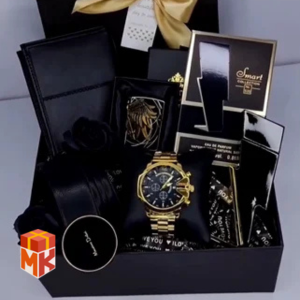 پک هدیه مردانه مدل Black and gold 10