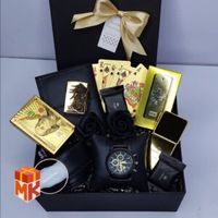 پک هدیه مردانه مدل Black and gold 11