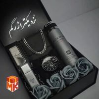 پک هدیه مردانه مدل Black and gray	