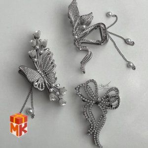 ست کلیپس مجلسی نگین دار