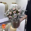 گلدان دکوراتیو آلاله با اکالیپتوس