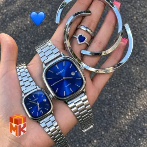 ست کادویی کاپلی مدل Blue Sapphire