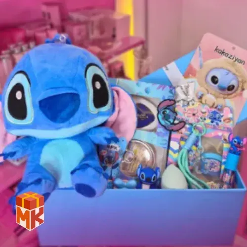 پک هدیه دخترانه مدل Blue Stitch