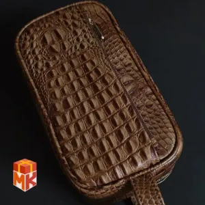 شوزبگ مردانه چرم طبیعی دست‌ دوز