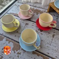 ست فنجان و نعلبکی دست‌ساز طرح گل محصول مرتبط