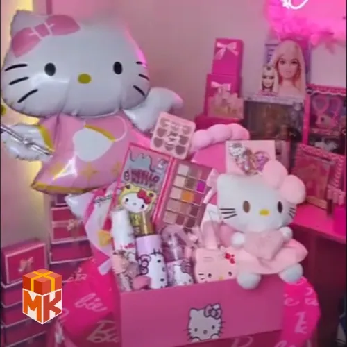 پک هدیه دخترانه مدل Hello Kitty