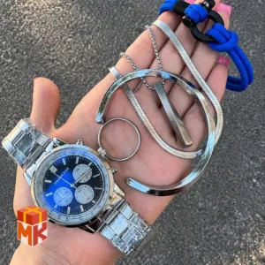 ست کادویی مردانه کرنوگراف مدل Blue Storm