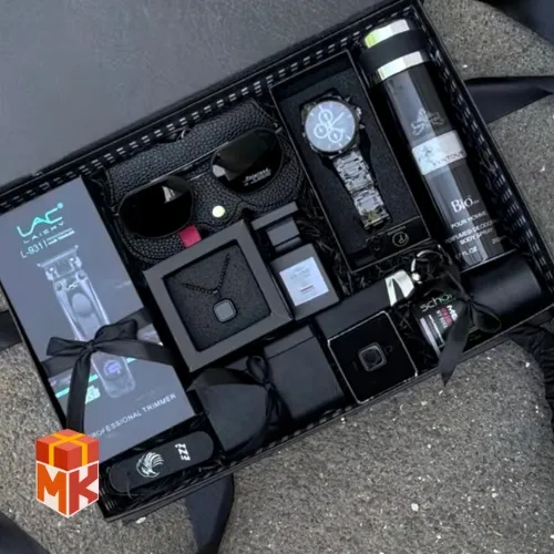 پک هدیه مردانه مدل Black Titanium