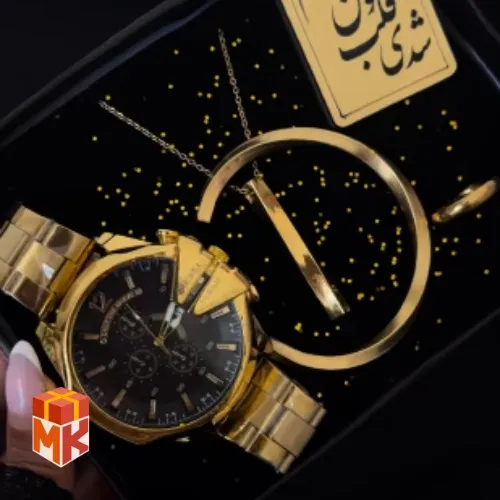 پک هدیه مردانه مدل Gold Diesel