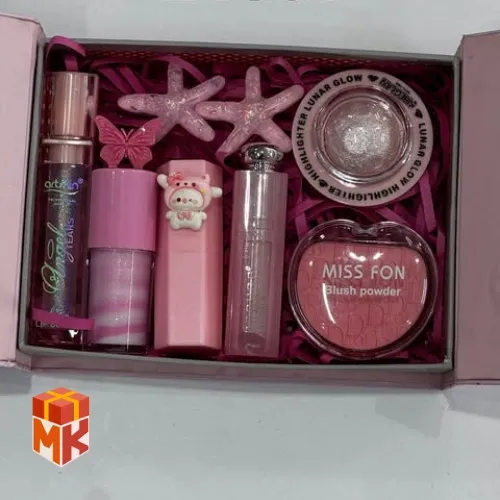 پک هدیه دخترانه مدل Pink Shimmer Glam