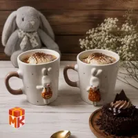 ماگ سرامیکی فانتزی طرح خرگوش برجسته محصول مرتبط