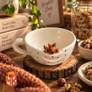 فنجان سرامیکی فانتزی طرح سنجاب
