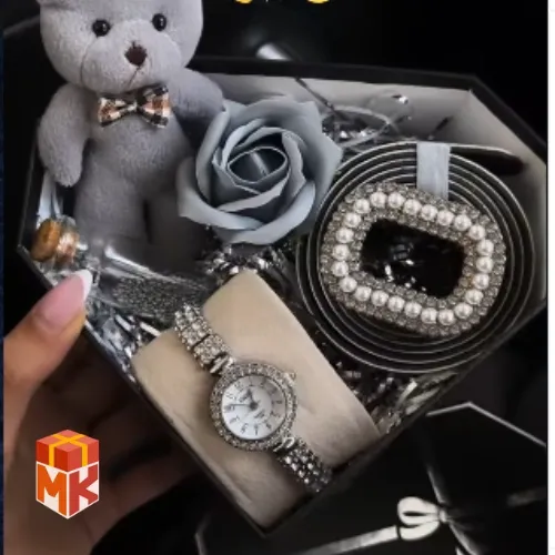 پک هدیه زنانه مدل Grey Lux