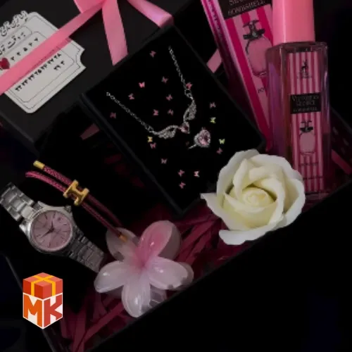 پک هدیه زنانه مدل Pink Bombshell