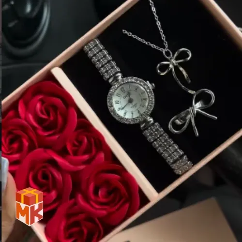 پک هدیه زنانه مدل Silver Bow