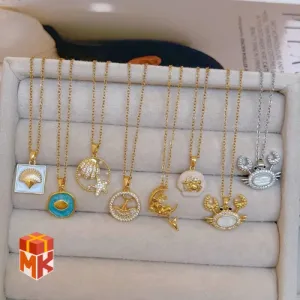 گردنبند استیل زنانه کالکشن اقیانوس و دریا