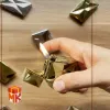 فندک گازی با تراش هندسی طلایی