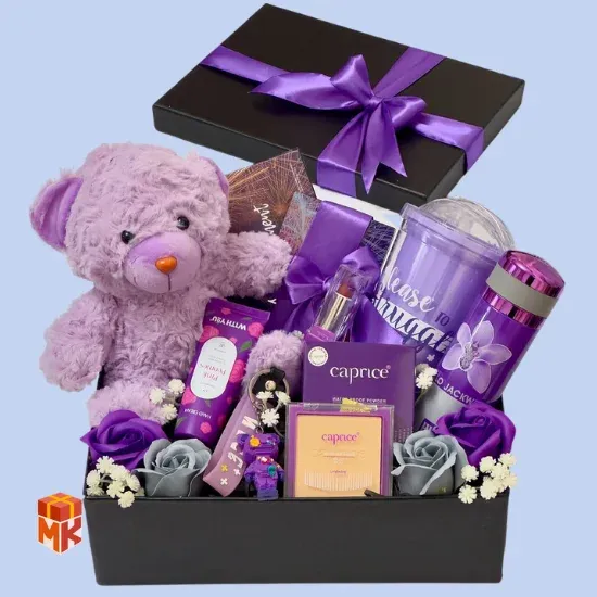 پک هدیه دخترانه مدل purple 5