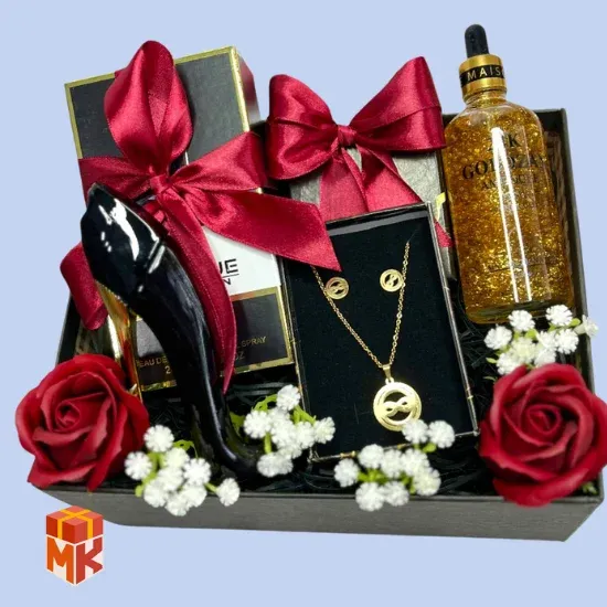 پک هدیه دخترانه مدل red black 8