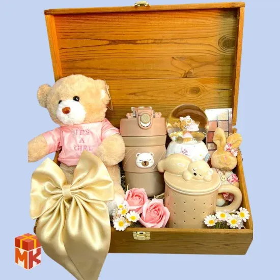 پک هدیه دخترانه مدل wooden 7