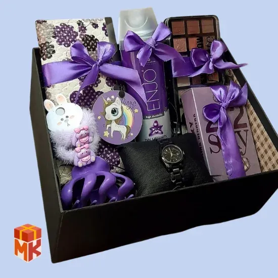 پک هدیه دخترانه مدل purple 3